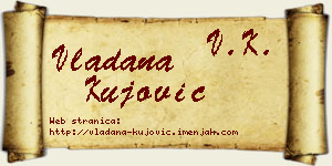 Vladana Kujović vizit kartica